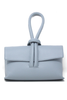 German Fuentes Genuine Italian Leather Light Blue Wristlet Bag