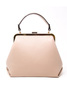 German Fuentes Genuine Italian Leather Nude Crossbody