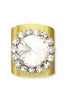 TOVA Jacci Matte White Ring