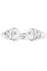 Julie Vos Cannes Pearl Silver Cuff Bracelet