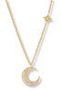 Luna Delicate Necklace - Cubic Zirconia | Julie Vos