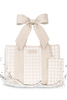 Case-Mate Latte Gingham Bow Jelly Tote Bag