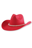 DOORBUSTER Nice One Red Pearl Cowboy Hat