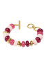 Julie Vos Amalfi Watermelon Multi Statement Bracelet