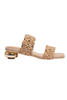 Clover Lt. Golden Caramel Heeled Sandals