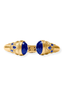 Julie Vos Iridescent Sapphire Blue Cannes Cuff Bracelet