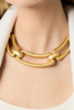 Julie Vos Sahara Gold Collar Necklace