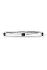 Julie Vos Catalina Obsidian Black Silver Hinge Bangle Bracelet