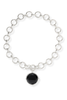 Julie Vos Honeybee Obsidian Black Statement Necklace