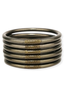 Budhagirl Flint Bangle Bracelets Set of 6