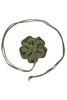 Marlow Olive Flower Cord Belt