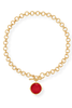 Julie Vos Honeybee Demi Iridescent Strawberry Statement Necklace