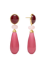 Julie Vos Amalfi Watermelon Multi Statement Earrings
