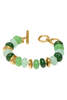 Julie Vos Amalfi Green Apple Multi Statement Bracelet