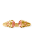 Julie Vos Canes Iridescent Melon Cuff Bracelet