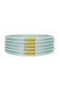 BudhaGirl Mint Lumine All Weather Bangle Bracelet (Set of 6)