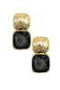 Trina Black and Gold Earrings