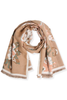 Made For me Beige Oversized Scarf