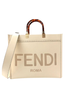 Fendi Ivory Sunshine Tote MM