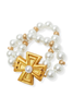 Hidden Truth Jewelry Anna Pearl Double Strand Bracelet