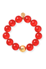 BudhaGirl Cha Cha Sangria Beaded Bracelet