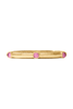 Julie Vos Catalina Iridescent Tourmaline Pink Hinge Bangle Bracelet