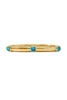Julie Vos Catalina Iridescent London Blue Hinge Bangle Bracelet