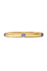 Julie Vos Catalina Iridescent Tanzanite Blue Hinge Bangle Bracelet