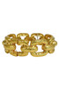 Claire Gold Hammered Chain Bangle Bracelet