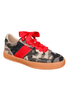 Dixie Camo Khaki Red Stripe Sneakers