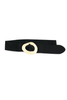 Blakely Black Faux Suede Belt