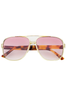 Freyrs Carter Aviator Rose Sunglasses