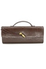 Everleigh Chocolate Clutch Bag