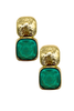 Trina Green and Gold Earrings