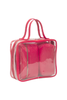 On The Wild Side Clear Red Bags