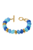 Julie Vos Amalfi Aqua Multi Statement Bracelet