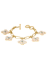 Colette Chalcedony Blue Charm Bracelet