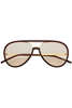 Freyrs Shay Chocolate Aviator Sunglasses