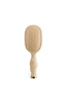Teleties Mini Tan Detangler Brush for Medium Hair