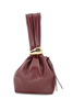 Ollie Burgundy Wristlet Clutch
