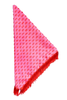 Outback Pink Fringe Triangle Scarf