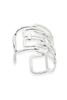 Julie Vos Sahara Silver Cuff Statement Bracelet