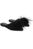 Sam Edelman Khai Feather Black Mules