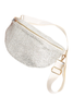 From The Start Silver Crossbody Bag