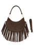 Giuliana Chocolate Fringe Handbag