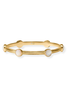 Julie Vos Essex Mother of Pearl Stone Bangle Bracelet
