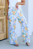 Portofino White & Yellow Wide Leg Pant