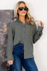 DOORBUSTER For The Best Olive Love Long Sleeve Blouse