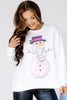 DOORBUSTER TWT White Snowman Long Sleeve Sweatshirt