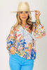 Steal The Show Blue Mix Blouse